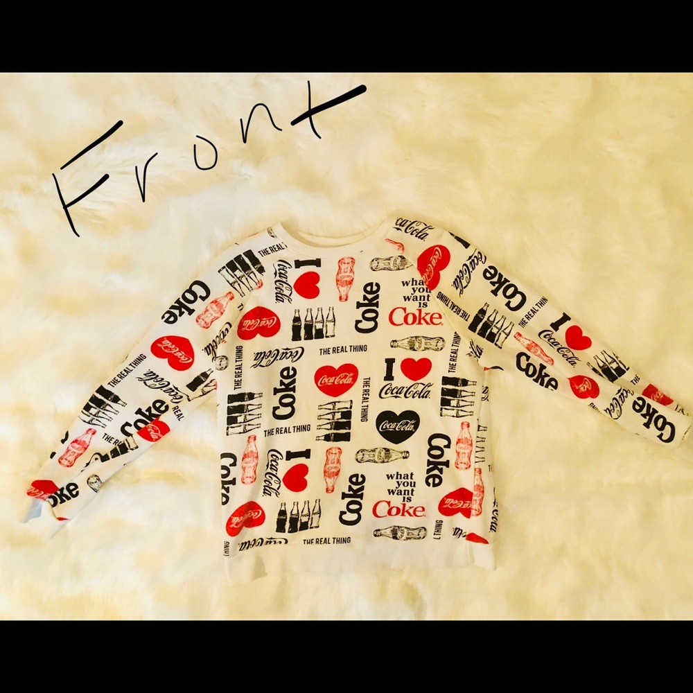 Coke logo sweat shirt